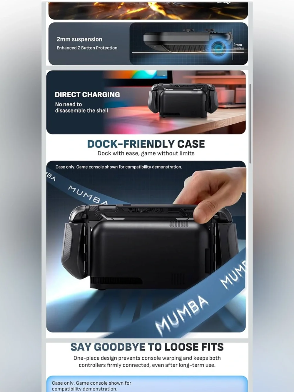 Dockable Case for Nintendo Switch 2 BLACK